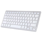 WB-8022 iPad、Samsung、Huawei、Xiaomi、タブレットPCまたはスマートフォン用超薄型ワイヤレスBluetoothキーボード、フランス語キー、フランス語キー