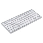 WB-8022 iPad、Samsung、Huawei、Xiaomi、タブレットPCまたはスマートフォン用超薄型ワイヤレスBluetoothキーボード、フランス語キー、フランス語キー