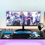 Logitech G840 KDA ゲーミングキーボードマウスパッドテーブルマット、サイズ：900x400x3mm