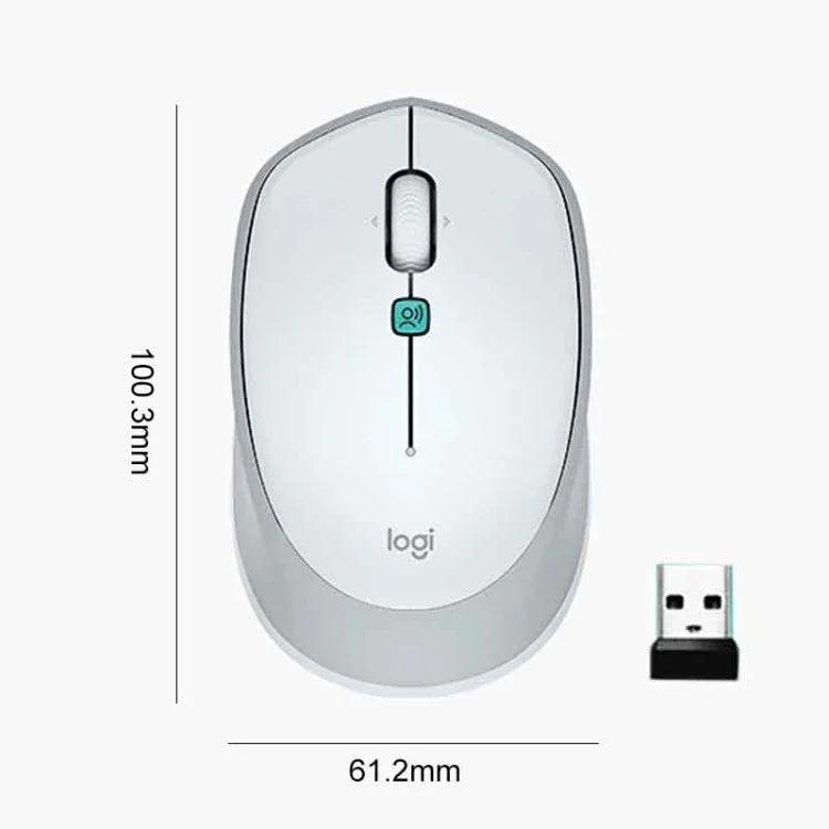 Logitech Voice M380 4ボタンスマート音声入力ワイヤレスマウス、M380