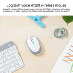 Logitech Voice M380 4ボタンスマート音声入力ワイヤレスマウス、M380