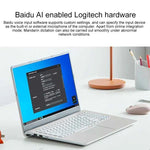 Logitech Voice M380 4ボタンスマート音声入力ワイヤレスマウス、M380