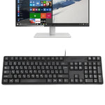 MC-689 防水 USB 有線キーボード、アラビア語版、MC-689