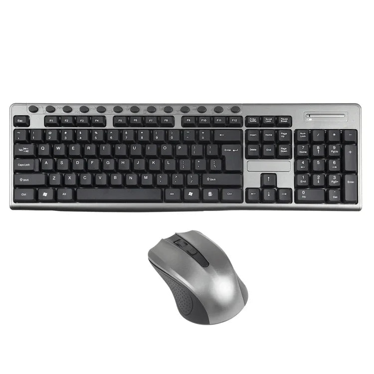 KB-6600 2.4Ghz オフィス防水ワイヤレスキーボードマウスセット、KB-6600