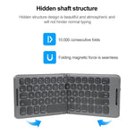 B088 ユニバーサルミニ折りたたみ式3チャンネルBluetoothワイヤレスキーボード、B088