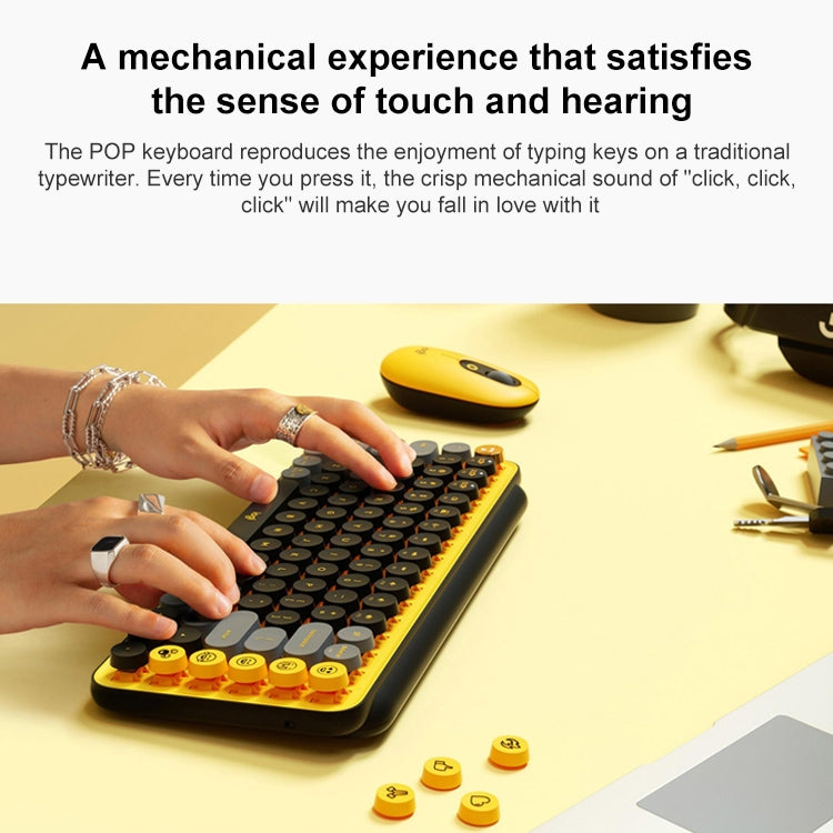 Logitech POP KEYS 丸型ボタンBluetoothメカニカルキーボード