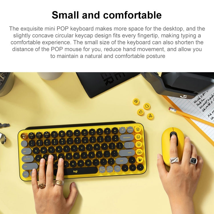 Logitech POP KEYS 丸型ボタンBluetoothメカニカルキーボード