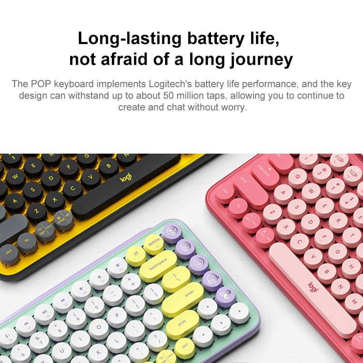 Logitech POP KEYS 丸型ボタンBluetoothメカニカルキーボード