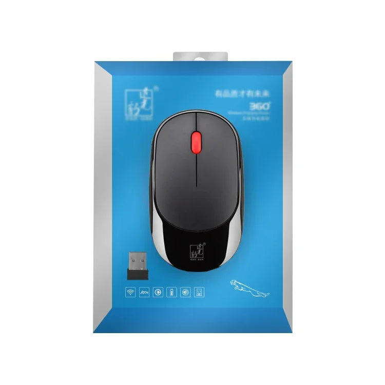 ZGB 360 2.4G コンピュータノートパソコンワイヤレス充電式ミニマウス 1000dpi