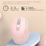M107 4ボタン 1600 DPI 2.4GHz ワイヤレス充電式マウス、2.4GHz充電式