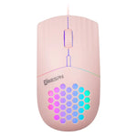 MKESPN SXS-838 Type-C インターフェース RGB ホロウ有線マウス、Type-C
