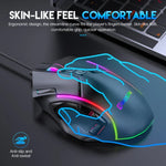 MKESPN X15 フルスピード 12800DPI 12ボタンマクロ定義 RGB 有線マウス、x15