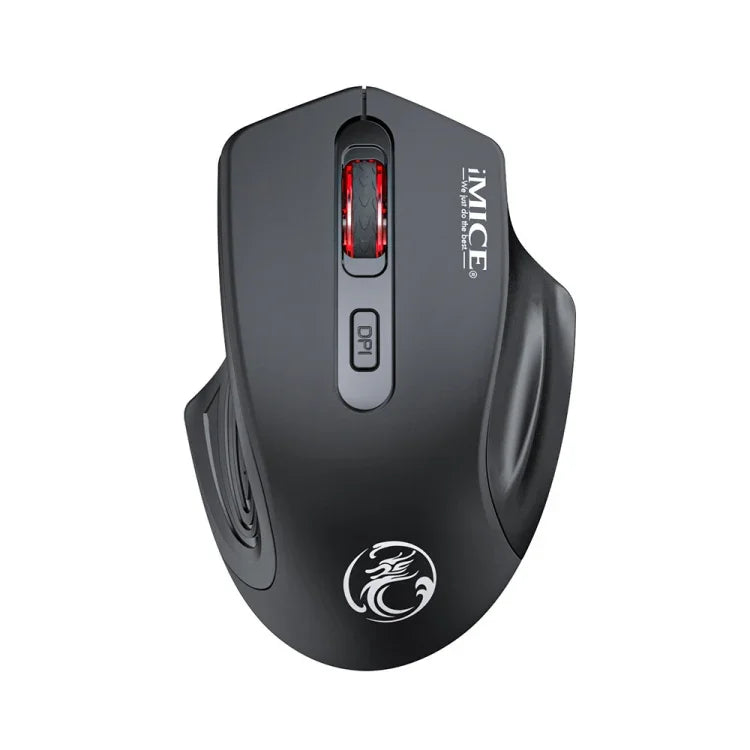 iMICE G-1800 充電式 4ボタン 1600 DPI 2.4GHz 静音ワイヤレスマウス コンピュータPCノートパソコン用