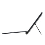 Microsoft Surface Pro 8 タブレット用 カラフルバックライトBluetoothキーボード レザーケース ペンスロット付き、Microsoft Surface Pro 8 用