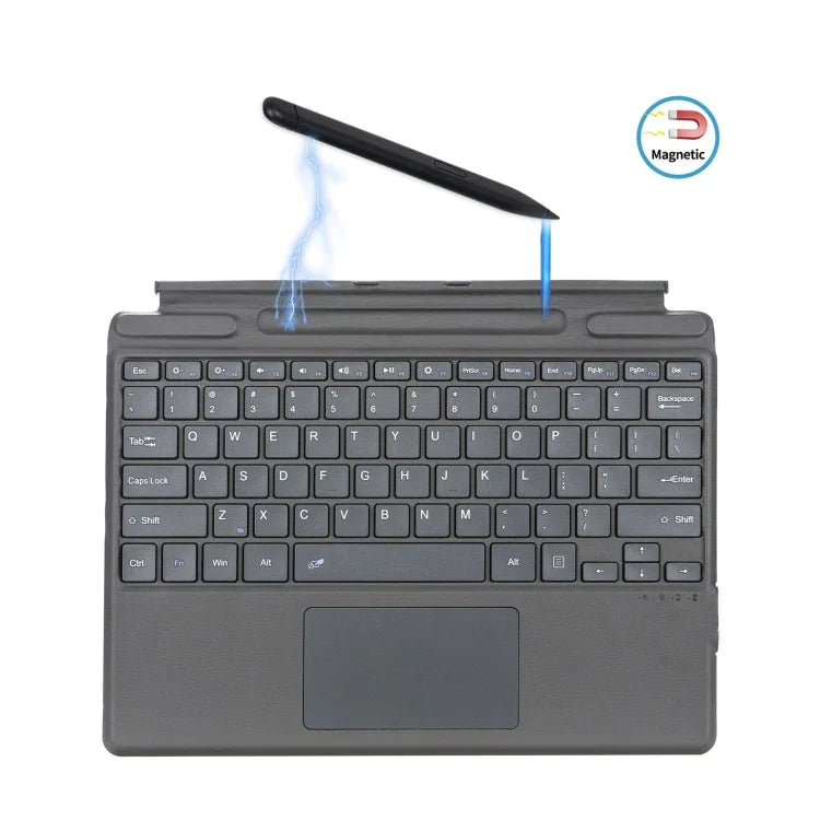 Microsoft Surface Pro 8 / Pro X タブレット用 Bluetooth キーボード レザーケース ペンスロット付き、Microsoft Surface Pro 8 / Pro X 用