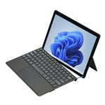 Microsoft Surface Pro 8 / Pro X タブレット用 Bluetooth キーボード レザーケース ペンスロット付き、Microsoft Surface Pro 8 / Pro X 用