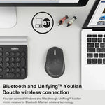 Logitech M720 1000DPI 2.4GHz ワイヤレス Bluetooth マルチモードマウス