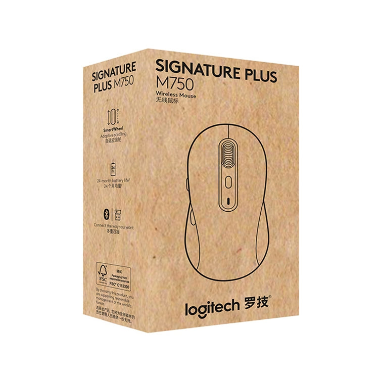 ロジクール M750 2000DPI 2.4GHzワイヤレスBluetoothデュアルモードマウス、M750