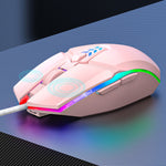 S700 カラフルライト USB 有線オフィスゲーミングマウス