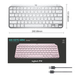Logitech MX Keys Mini ワイヤレス Bluetooth 超薄型スマートバックライトキーボード
