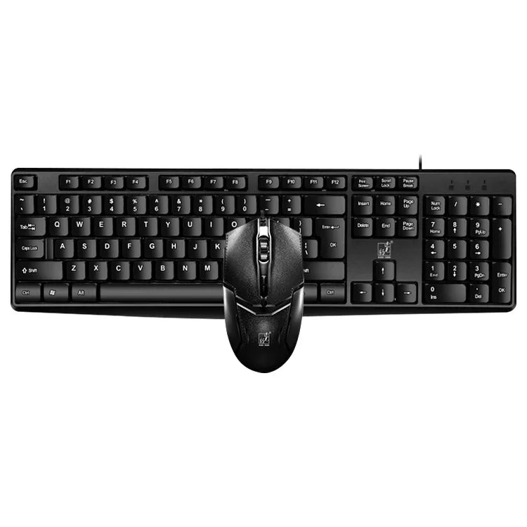 ZGB Q9B 有線キーボード＋マウスセット、Q9B