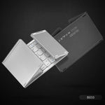 B033 充電式3つ折り64キー Bluetooth ワイヤレスキーボード タッチパッド付き、3つ折り64キー タッチパッド付き ホワイト