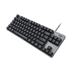 Logitech K835 ミニメカニカル有線キーボード、グリーン軸、グリーン軸