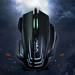 Aulaシリーズ Ghost Shark II カラフルライト 7D光学競技用USB有線ゲーミングマウス、最大解像度4000 DPI、Ghost Shark II(B)