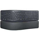Logitech ERGO K860 2.4Gワイヤレスキーボード Bluetoothデュアルモード エルゴノミック分割キーボード