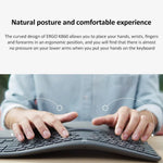 Logitech ERGO K860 2.4Gワイヤレスキーボード Bluetoothデュアルモード エルゴノミック分割キーボード