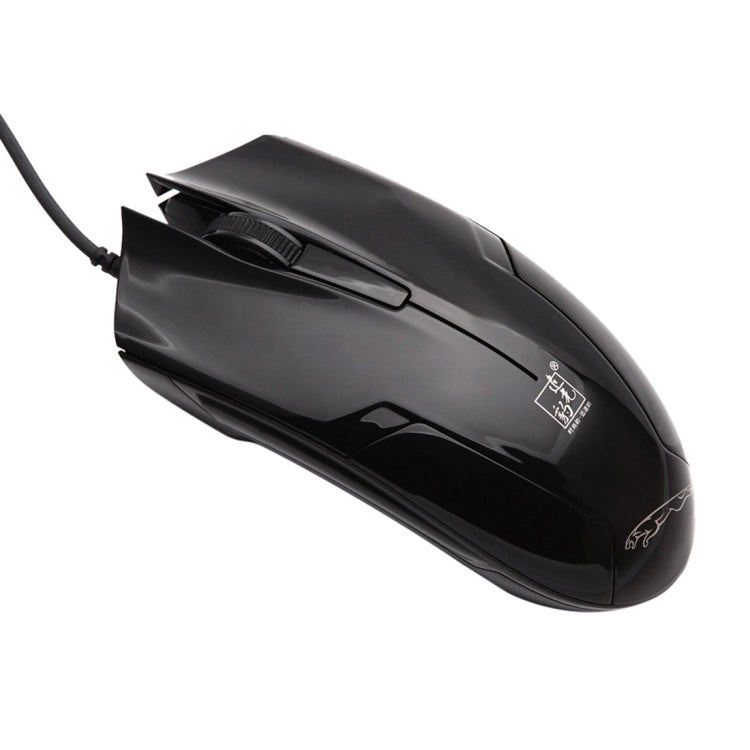 Chasing Leopard 119 USBユニバーサル有線光学ゲーミングマウス、長さ：1.45m、119ブラック、119ジェットブラック、119ホワイト