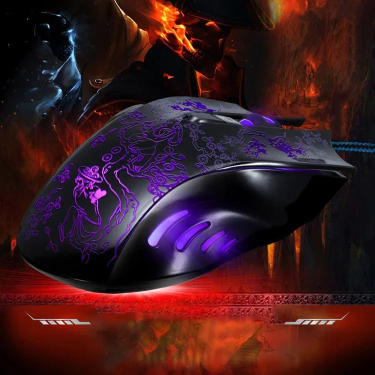 ZGB 169 USB 2400DPI 4段階調整可能 LEDバックライト有線光学eスポーツゲーミングマウス カウンターウェイト付き、長さ：1.45m、169ブラック、169ホワイト