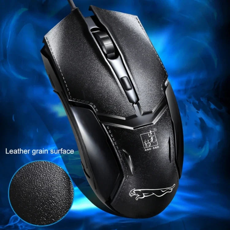 Chasing Leopard 179 USB 1600DPI 3段階調整可能有線光学ゲーミングマウス、長さ：1.3m、179