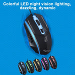 Chasing Leopard 199 USB 1600DPI 3段階調整可能 LEDバックライト有線光学ゲーミングマウス、長さ：1.3m、199ブラック、199