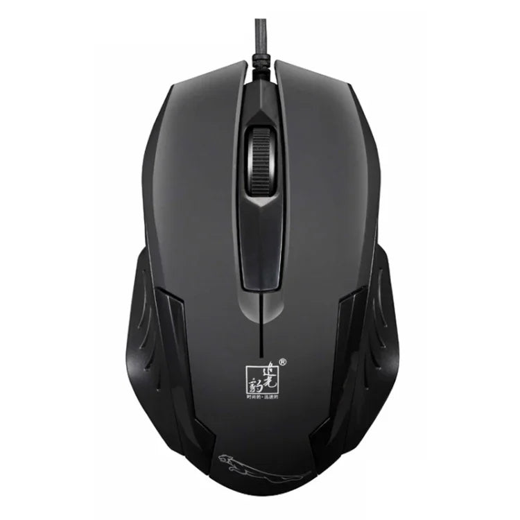 Chasing Leopard 512G USB フロスト加工有線光学ゲーミングマウス、長さ：1.3m、512G