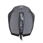 Chasing Leopard 512G USB フロスト加工有線光学ゲーミングマウス、長さ：1.3m、512G