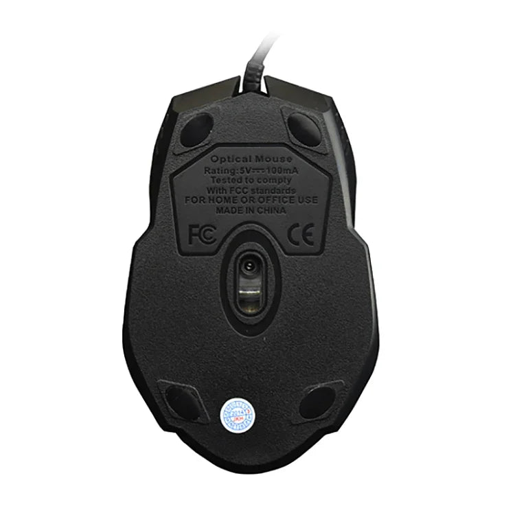 Chasing Leopard 512G USB フロスト加工有線光学ゲーミングマウス、長さ：1.3m、512G