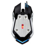 Chasing Leopard K1 USB 1600DPI 3段階調整可能 LEDバックライト静音有線光学ゲーミングマウス、長さ：1.3m