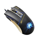 Apedra iMICE A5 高精度ゲーミングマウス LED 4色制御ブリージングライト USB 7ボタン 3200 DPI 有線光学ゲーミングマウス コンピューター PC ノートパソコン用, iMICE A5