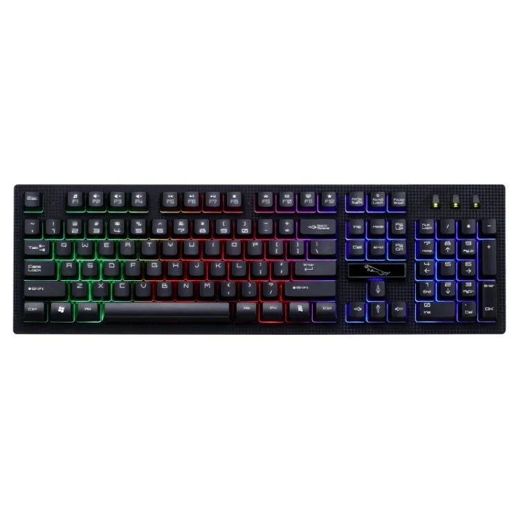 ZGB G20 104キー USB 有線 メカニカルフィール 発光コンピューターキーボード ゲーミングキーボード
