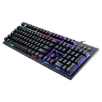 ZGB G20 104キー USB 有線 メカニカルフィール 発光コンピューターキーボード ゲーミングキーボード