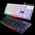 ZGB G20 104キー USB 有線 メカニカルフィール 発光コンピューターキーボード ゲーミングキーボード