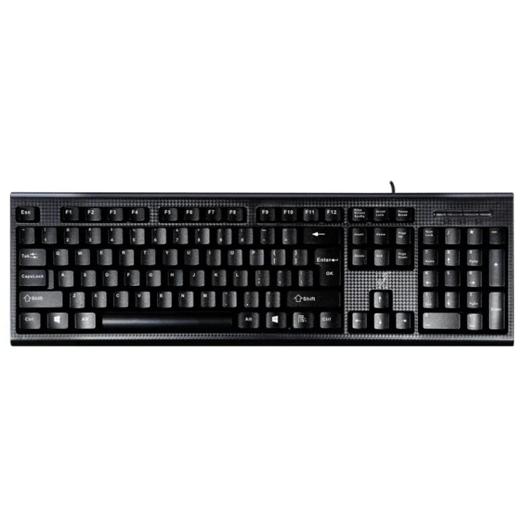 ZGB Q9 104キー USB 有線 グリッドテクスチャ 一般ゲーミングオフィスキーボード