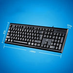 ZGB Q9 104キー USB 有線 グリッドテクスチャ 一般ゲーミングオフィスキーボード