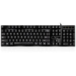 ZGB Q17 104キー USB 有線 サスペンションゲーミングオフィスキーボード ノートパソコン PC用