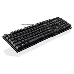 ZGB Q17 104キー USB 有線 サスペンションゲーミングオフィスキーボード ノートパソコン PC用