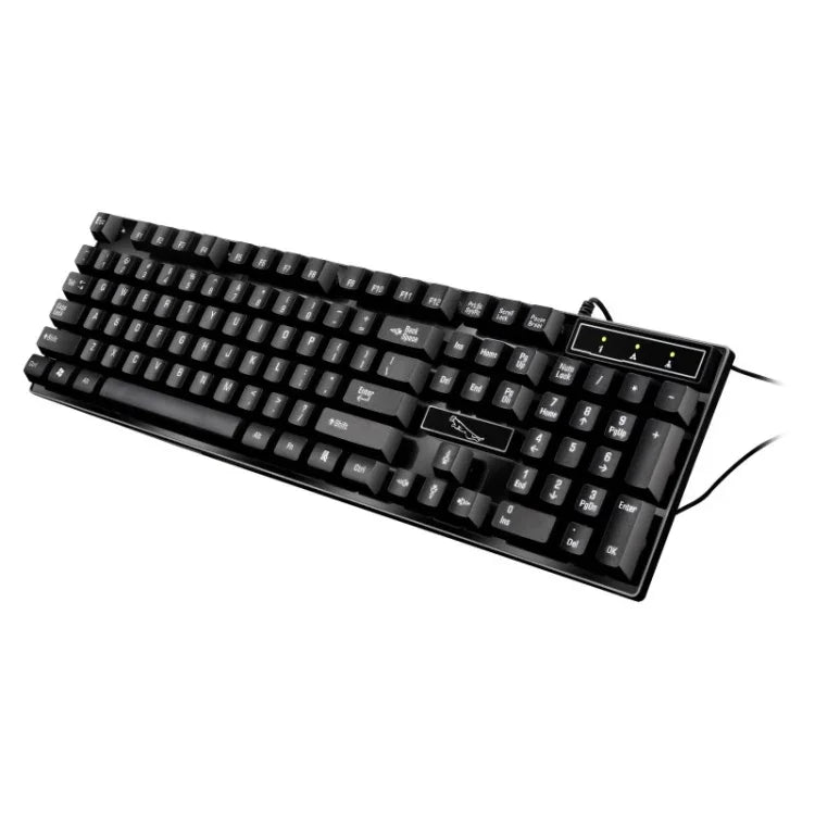 ZGB Q17 104キー USB 有線 サスペンションゲーミングオフィスキーボード ノートパソコン PC用