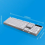 ZGB Q17 104キー USB 有線 サスペンションゲーミングオフィスキーボード ノートパソコン PC用