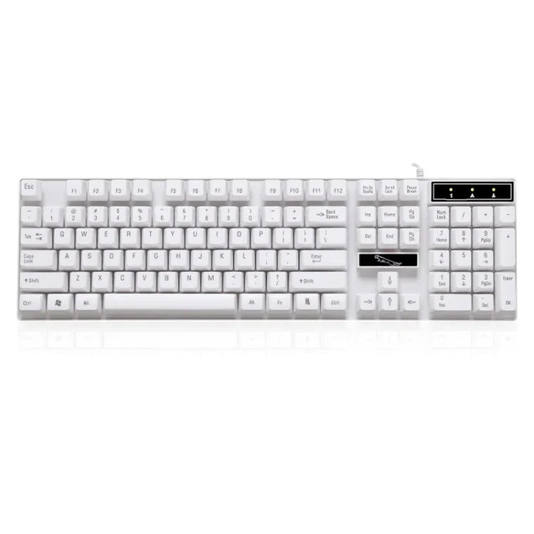 ZGB Q17 104キー USB 有線 サスペンションゲーミングオフィスキーボード ノートパソコン PC用