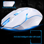 ZGB G20 1600 DPI プロフェッショナル有線 発光メカニカルフィールサスペンションキーボード + 光学マウスキット ノートパソコン PC用